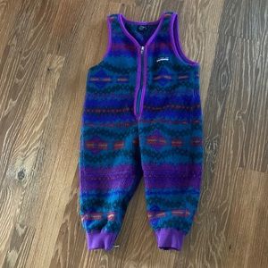 Patagonia 24 months synchilla fleece jumpsuit vintage